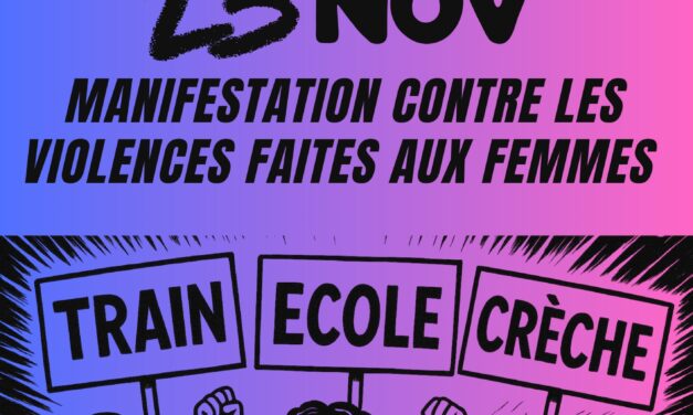 23-11-2025 | Manifestation contre les violences faites aux femmes