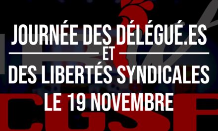 19-11-2025 | La journée des délégué-es & des libertés syndicales